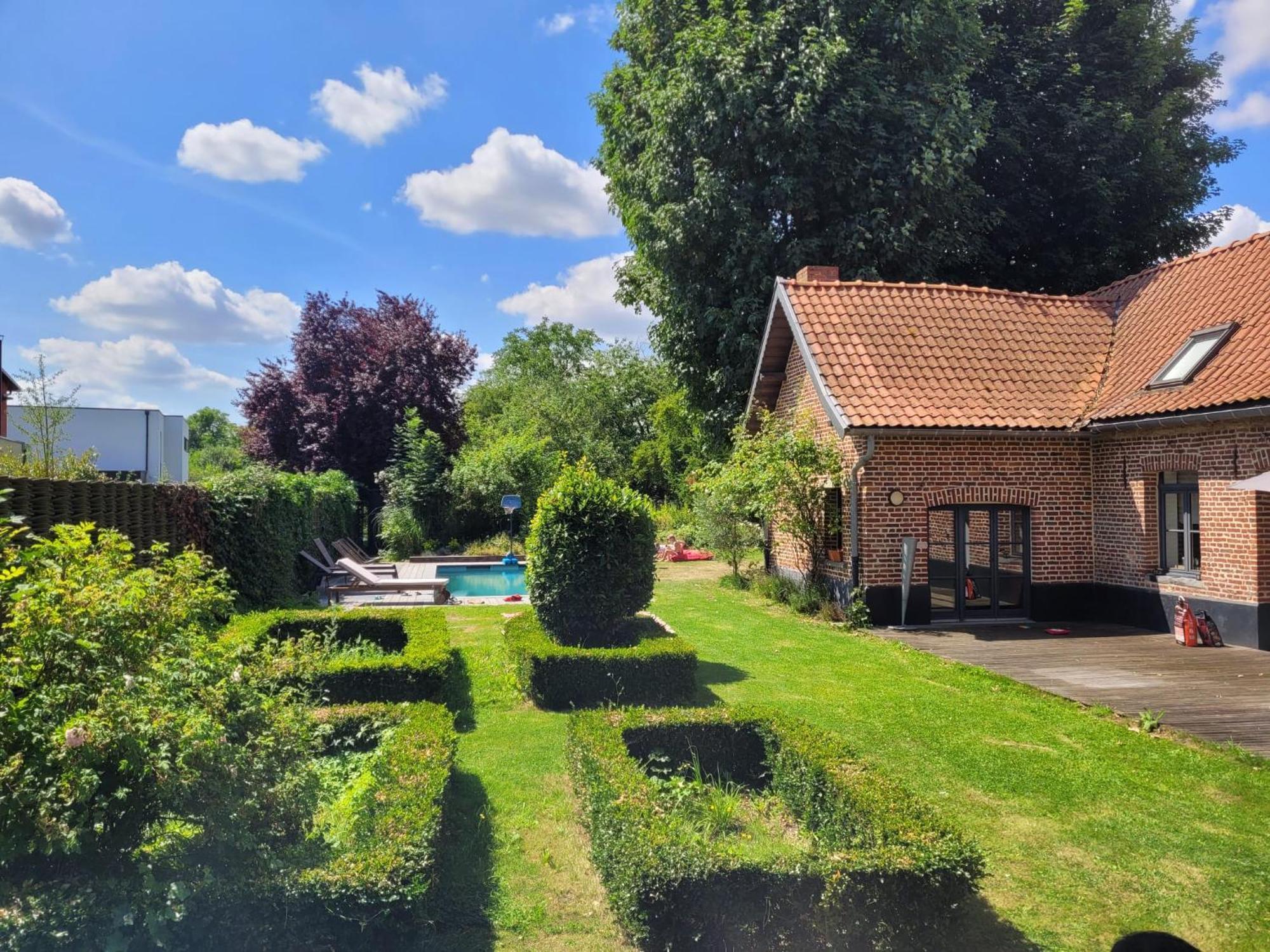 Ferme De Caractere Avec Piscine Et Cheminee Villa Sainghin-en-Melantois Exterior photo